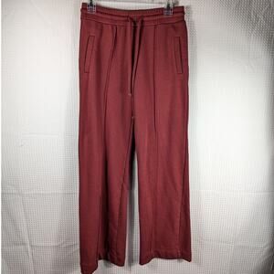 Twenty Montreal 36x34 Burgundy Knit Pants Canada Cotton Minimalist Lounge